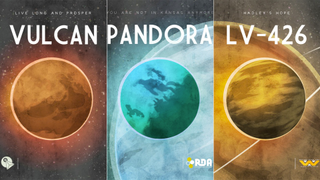 Science fiction travel posters help you pick your next off-planet vacation